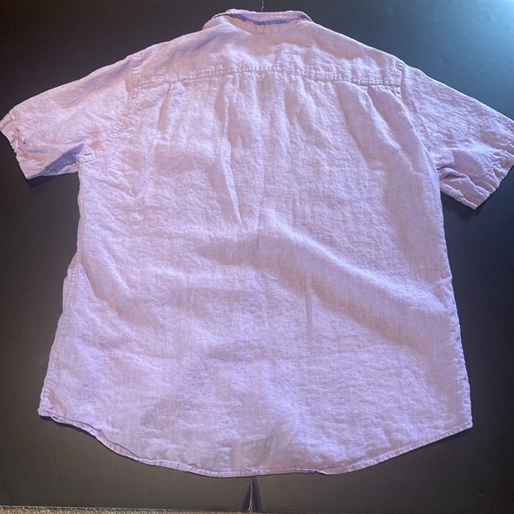 Amazon Essentials Linen Men's Slim Fit
Short-Sleeve Shirt Lilac Pink Sz XL - Picture 6 of 6